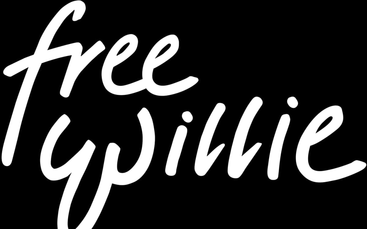 Logo van Free Willie in Amsterdam.