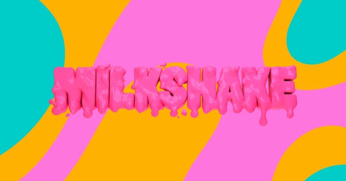 Logo van Milkshake Festival in Amsterdam.